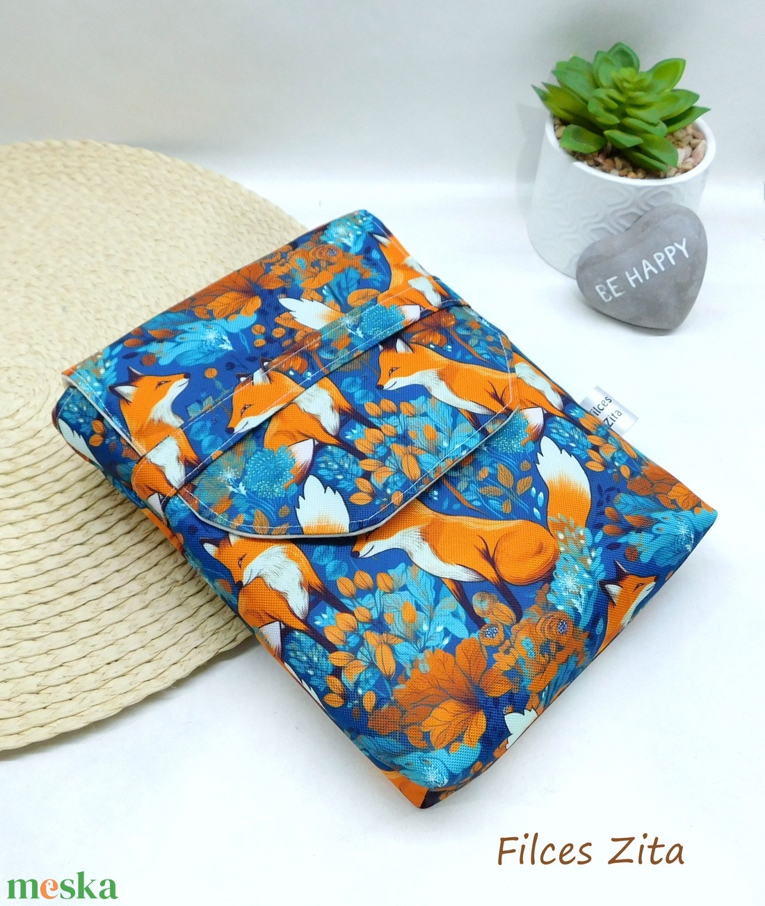 Rókás könyvtok, könyvkabát - könyv & zene - könyvtok - Meska.hu