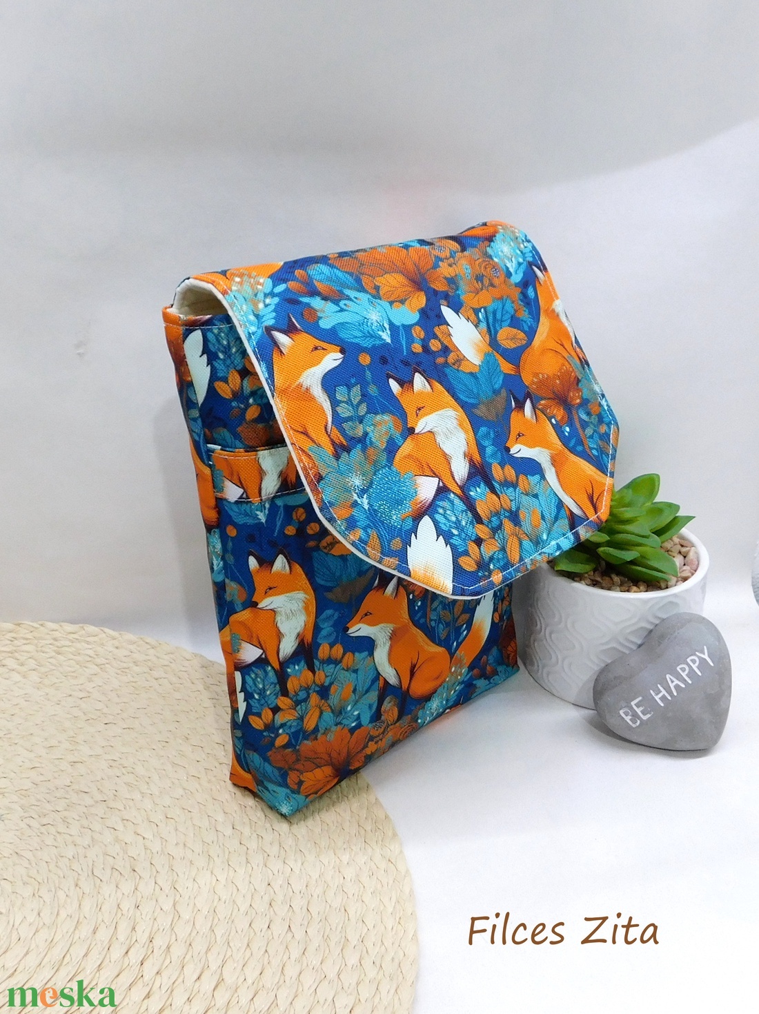 Rókás könyvtok, könyvkabát - könyv & zene - könyvtok - Meska.hu