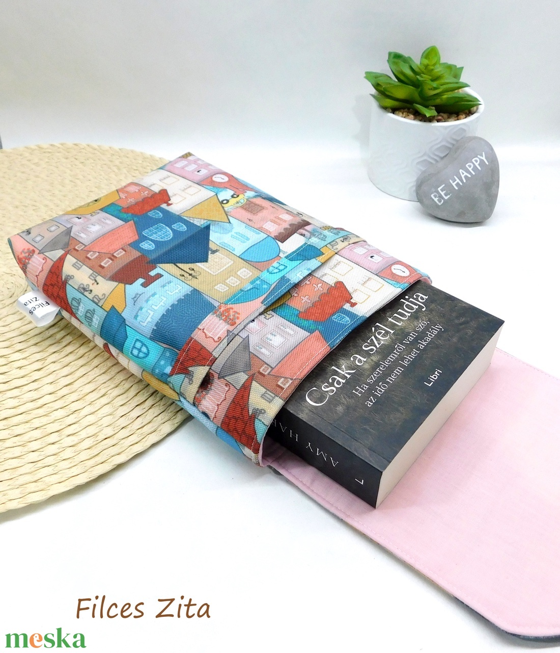 Könyvtok, könyvkabát -HÁZIKÓK - könyv & zene - könyvtok - Meska.hu