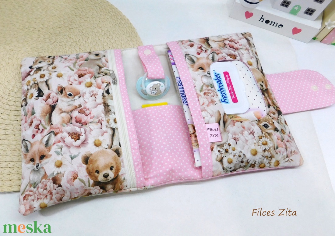 Erdei állatos  prémium babaköszöntő ajándékcsomag - baba - mama - babalátogató ajándékcsomag - Meska.hu