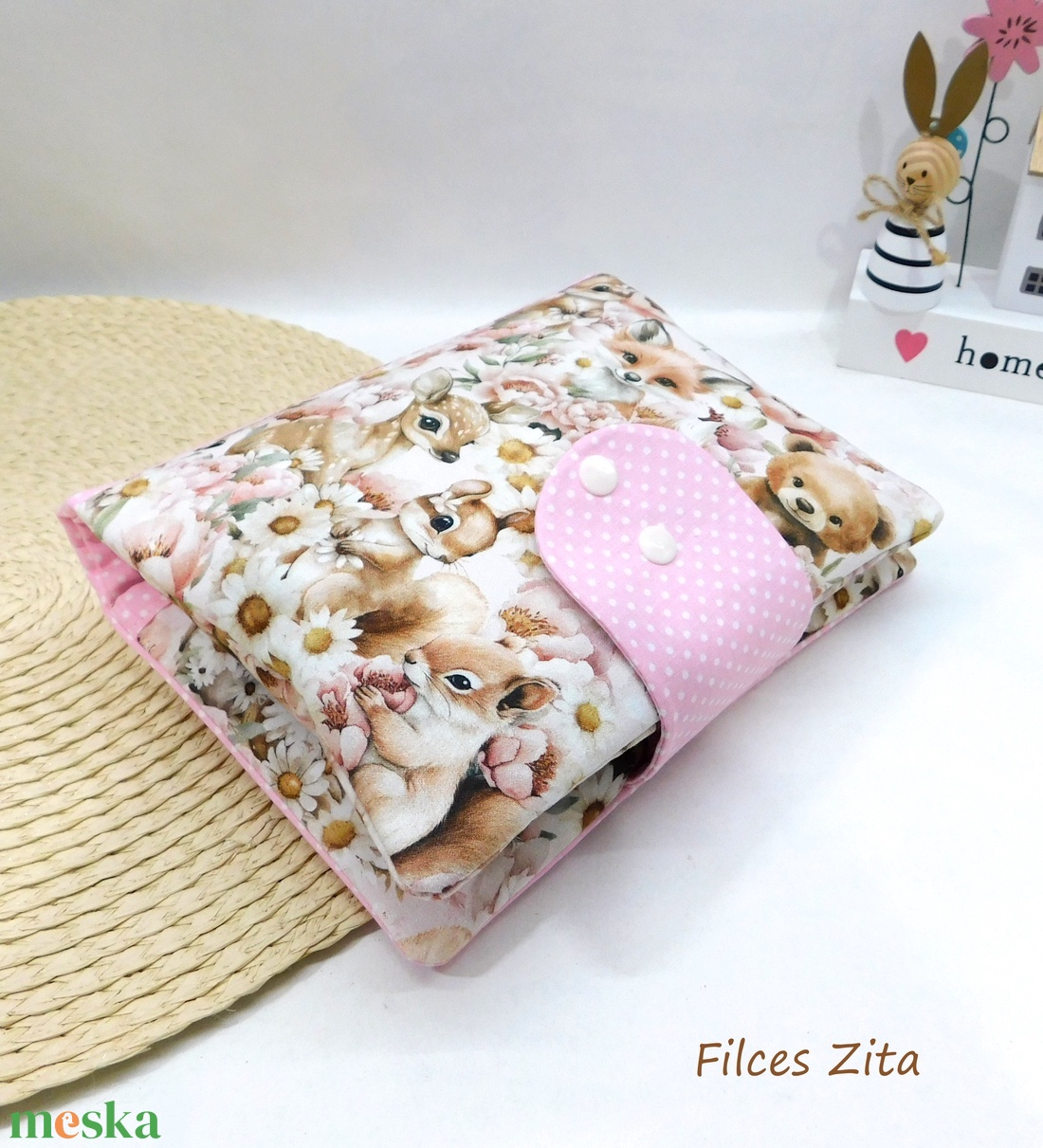 Erdei állatos  prémium babaköszöntő ajándékcsomag - baba - mama - babalátogató ajándékcsomag - Meska.hu