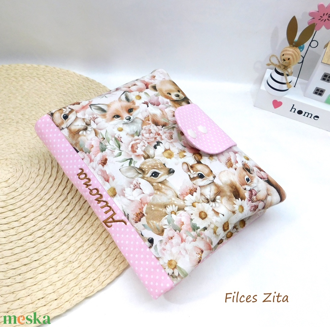 Erdei állatos pelenkatáska / pelenkatartó tok / pelenkarendező - baba - mama - pelenkázó, babafürdető kellékek - pelenkázó neszeszer, pelenkatartó - Meska.hu