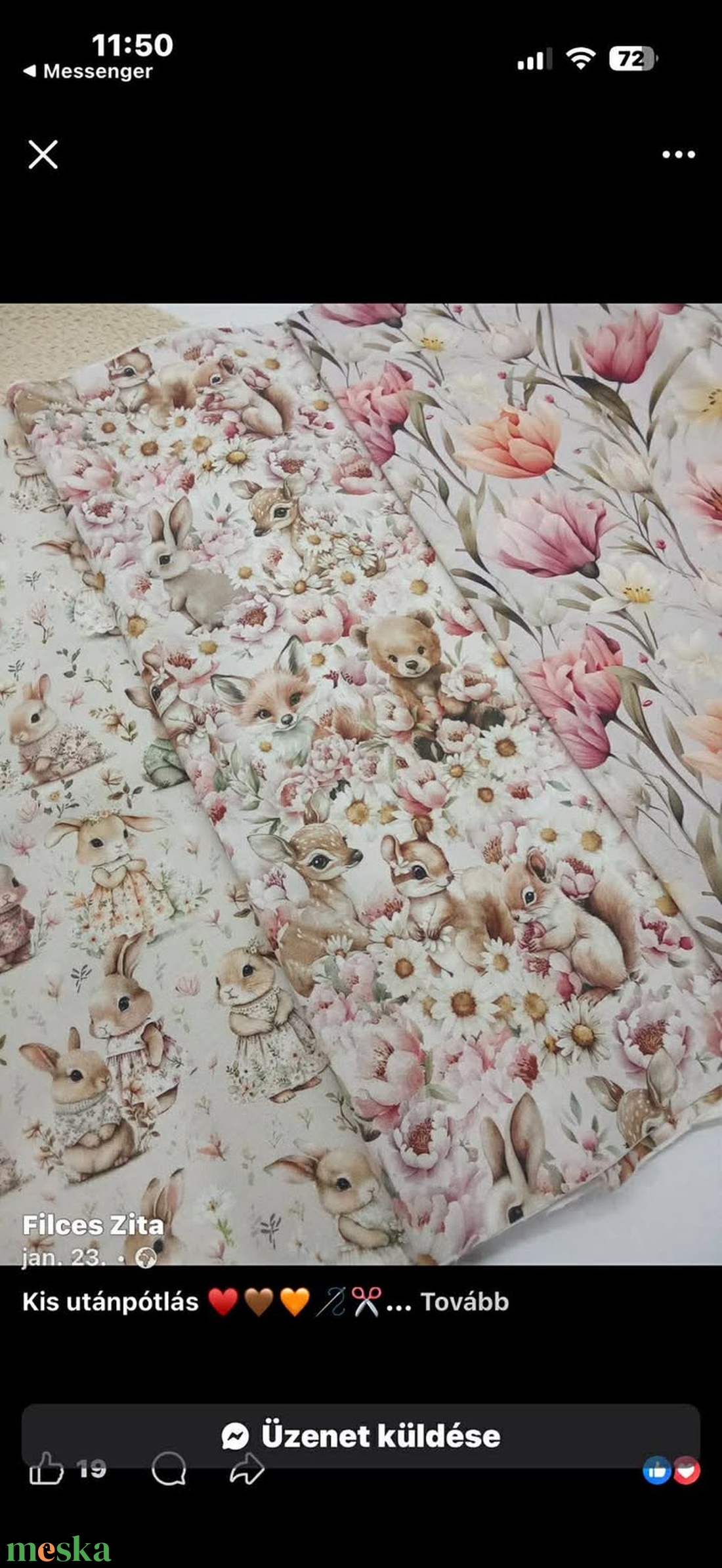 Erdei állatos  őzikés egészségügyi kiskönyv borító névhímzéssel - baba - mama - babaemlékek - egészségügyi kiskönyv borító - Meska.hu