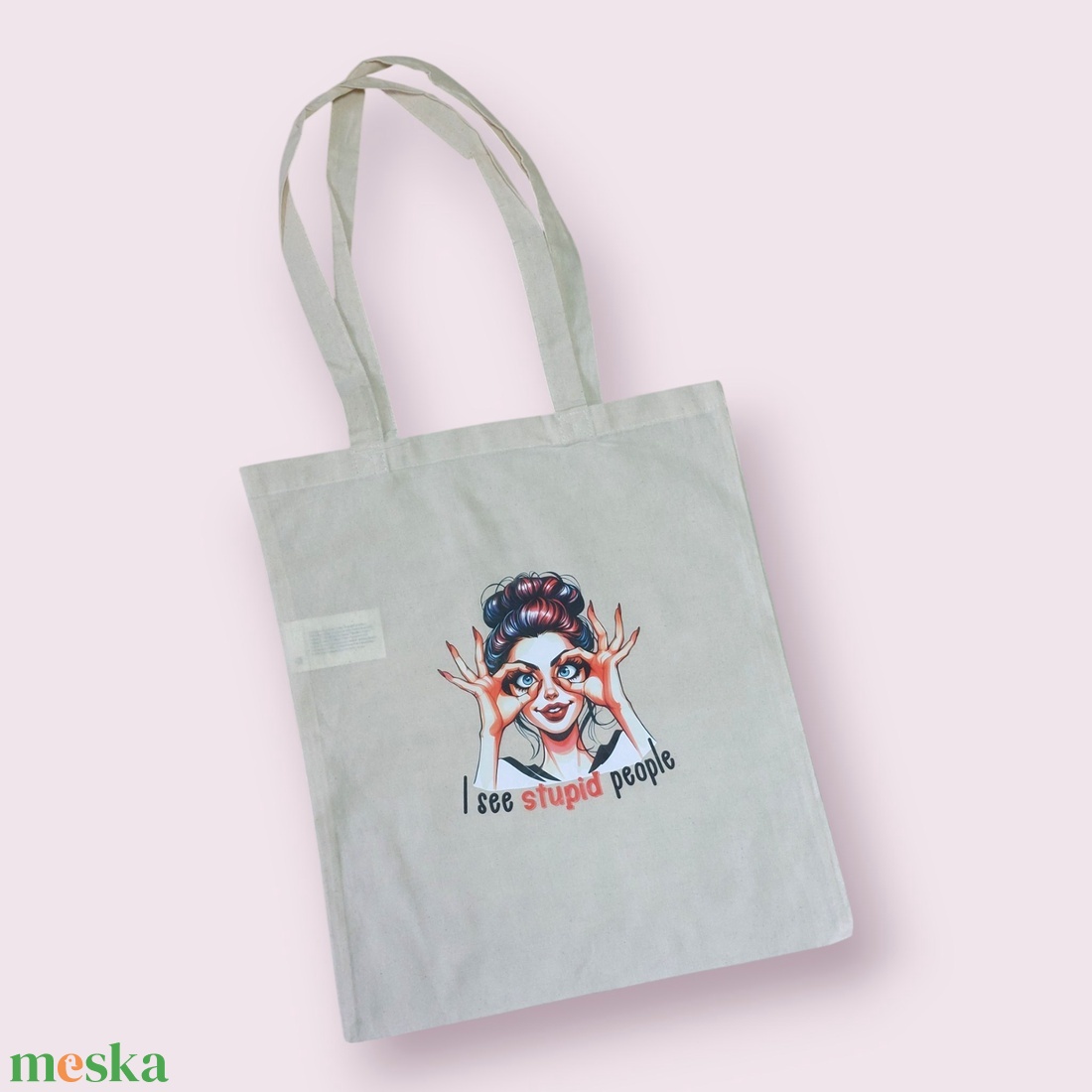 Vászontáska - táska & tok - bevásárlás & shopper táska - shopper, textiltáska, szatyor - Meska.hu