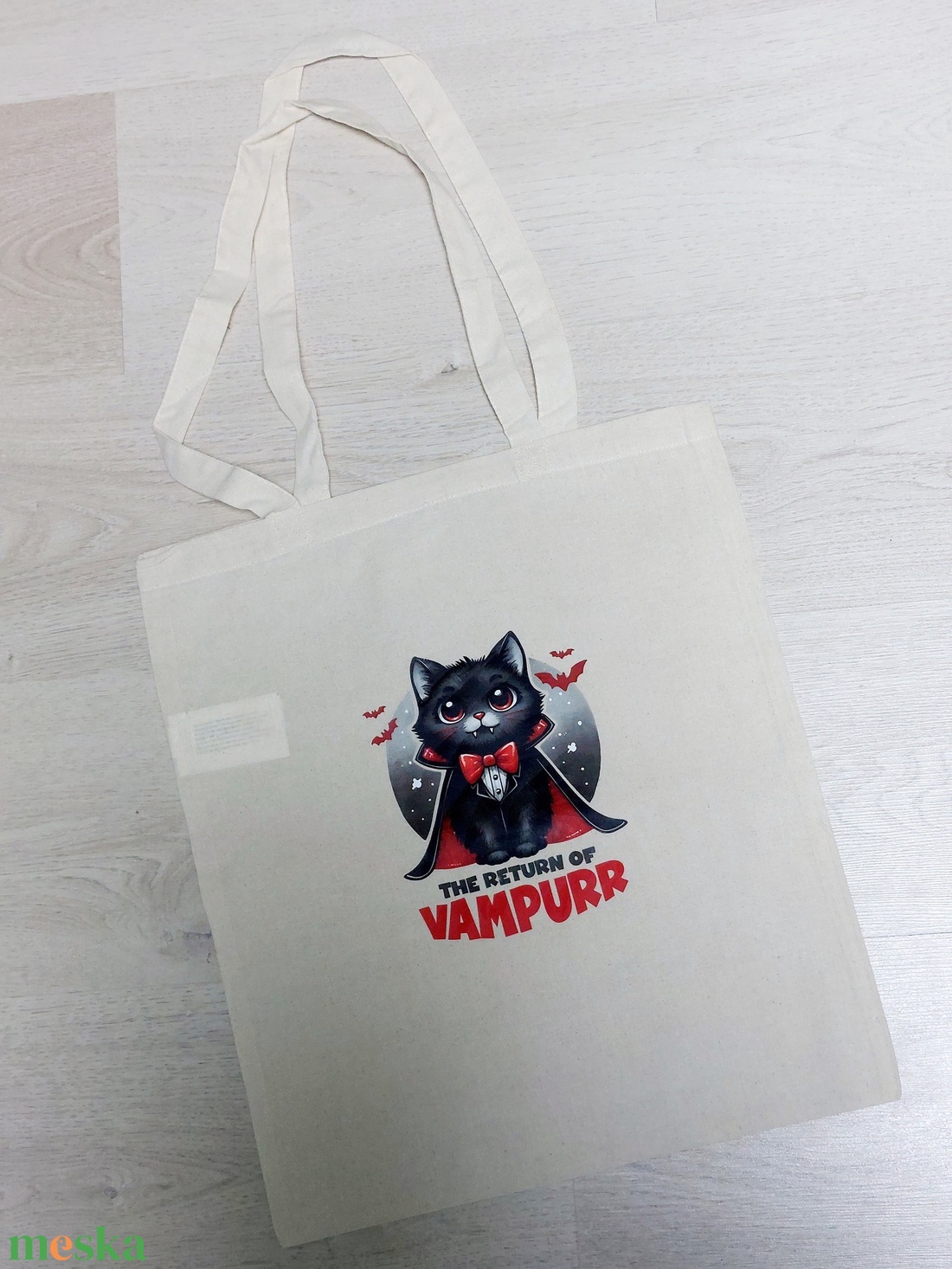 Vászontáska - vámpír cica - táska & tok - bevásárlás & shopper táska - shopper, textiltáska, szatyor - Meska.hu Vászontáska - vámpír cica - táska & tok - bevásárlás & shopper táska - shopper, textiltáska, szatyor - Meska.hu