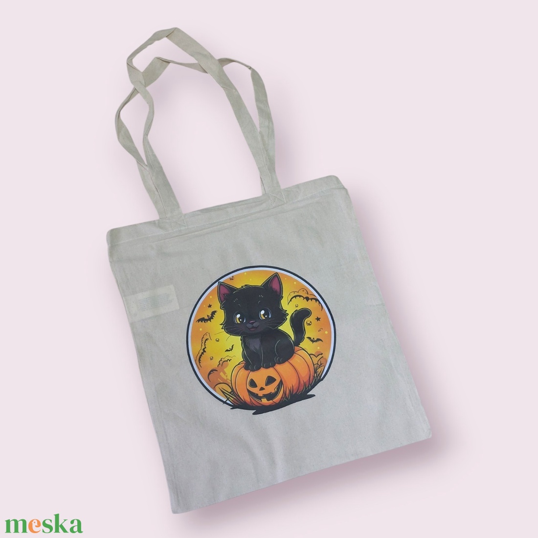 Vászontáska - tökös cica - táska & tok - bevásárlás & shopper táska - shopper, textiltáska, szatyor - Meska.hu Vászontáska - tökös cica - táska & tok - bevásárlás & shopper táska - shopper, textiltáska, szatyor - Meska.hu