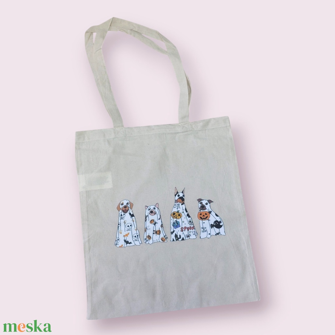Vászontáska - szellemkutya csapat - táska & tok - bevásárlás & shopper táska - shopper, textiltáska, szatyor - Meska.hu Vászontáska - szellemkutya csapat - táska & tok - bevásárlás & shopper táska - shopper, textiltáska, szatyor - Meska.hu