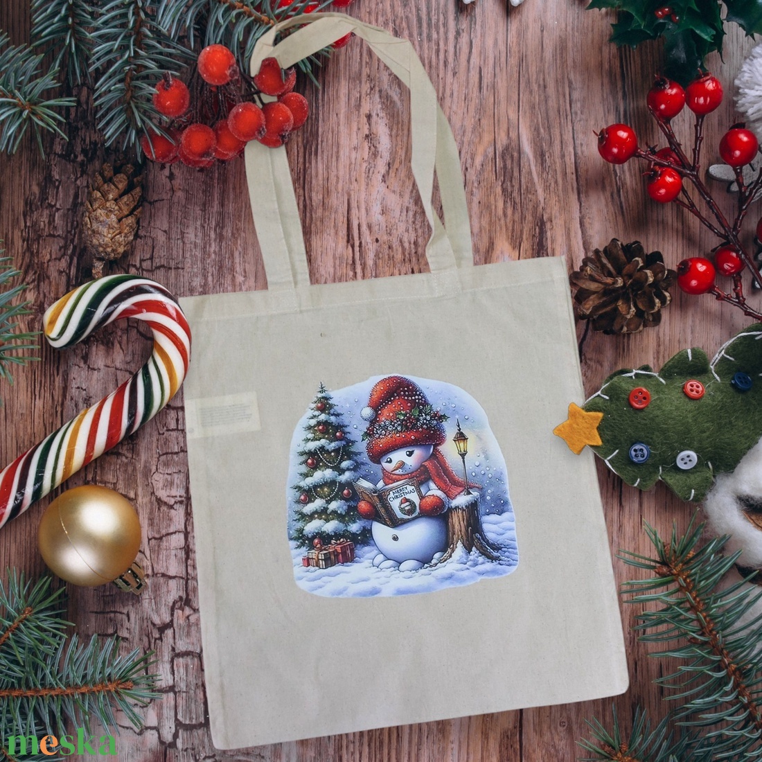 Vászontáska - olvasó hóember - táska & tok - bevásárlás & shopper táska - shopper, textiltáska, szatyor - Meska.hu Vászontáska - olvasó hóember - táska & tok - bevásárlás & shopper táska - shopper, textiltáska, szatyor - Meska.hu