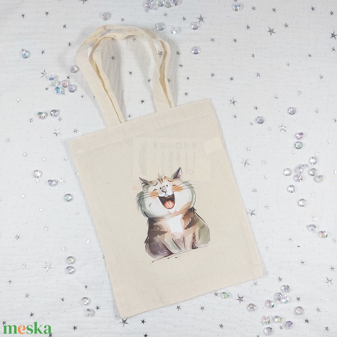 Vászontáska, zsákocska - táska & tok - bevásárlás & shopper táska - shopper, textiltáska, szatyor - Meska.hu