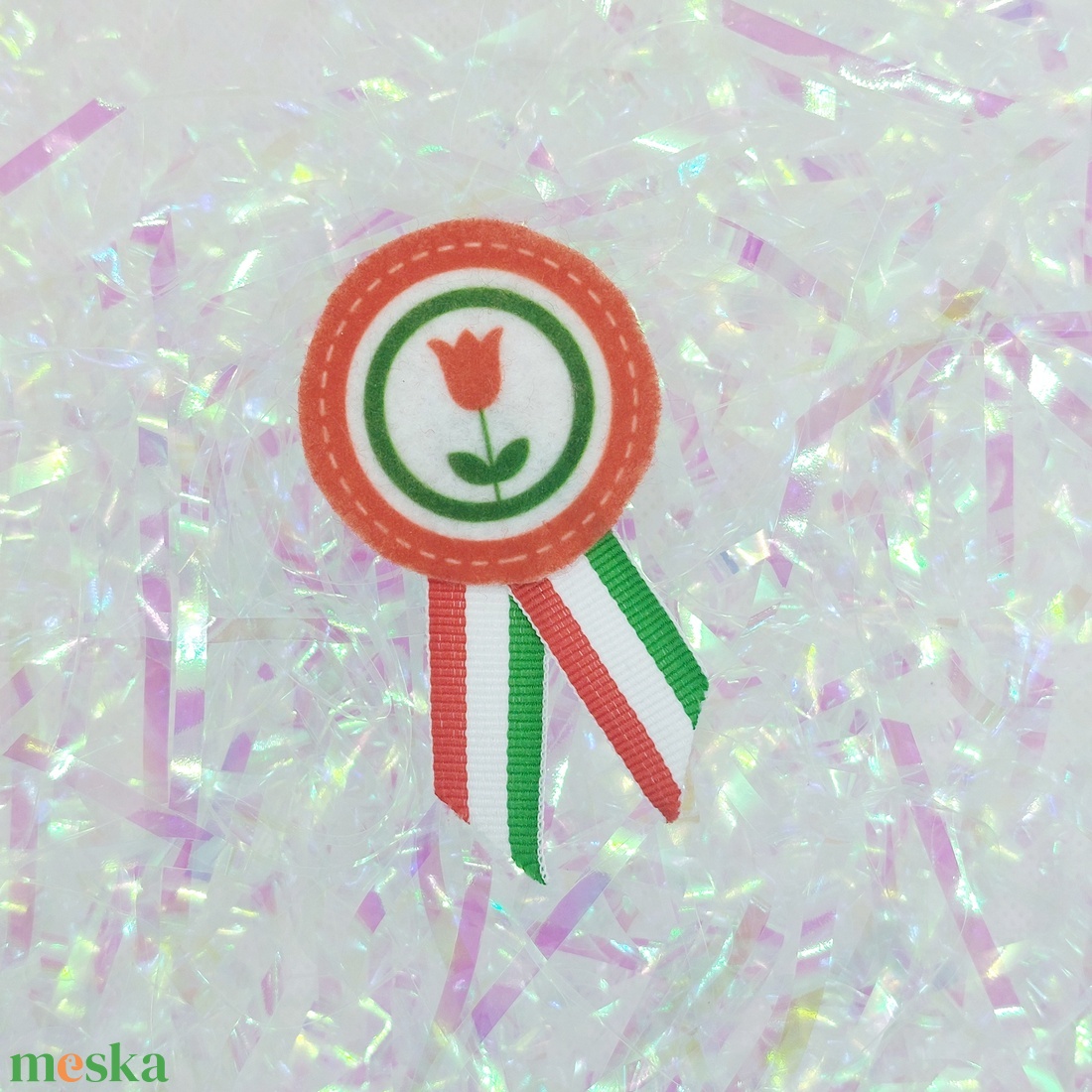 Kokárda - 3 féle mintával - ékszer - kitűző és bross - Meska.hu Kokárda - 3 féle mintával - ékszer - kitűző és bross - Meska.hu