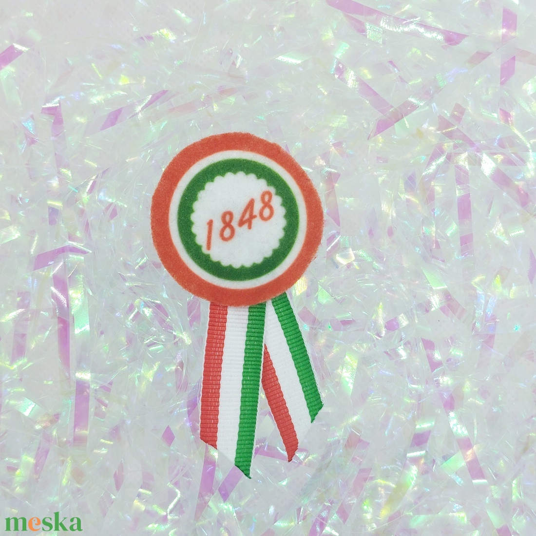 Kokárda - 3 féle mintával - ékszer - kitűző és bross - Meska.hu Kokárda - 3 féle mintával - ékszer - kitűző és bross - Meska.hu