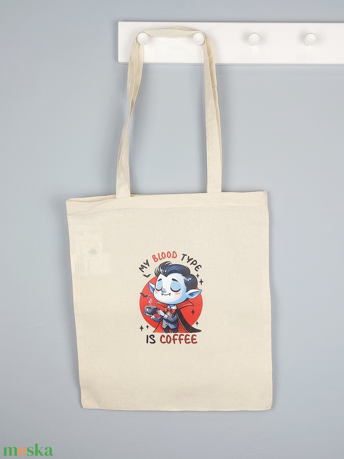 Vászontáska - kávézó vámpír - táska & tok - bevásárlás & shopper táska - shopper, textiltáska, szatyor - Meska.hu Vászontáska - kávézó vámpír - táska & tok - bevásárlás & shopper táska - shopper, textiltáska, szatyor - Meska.hu