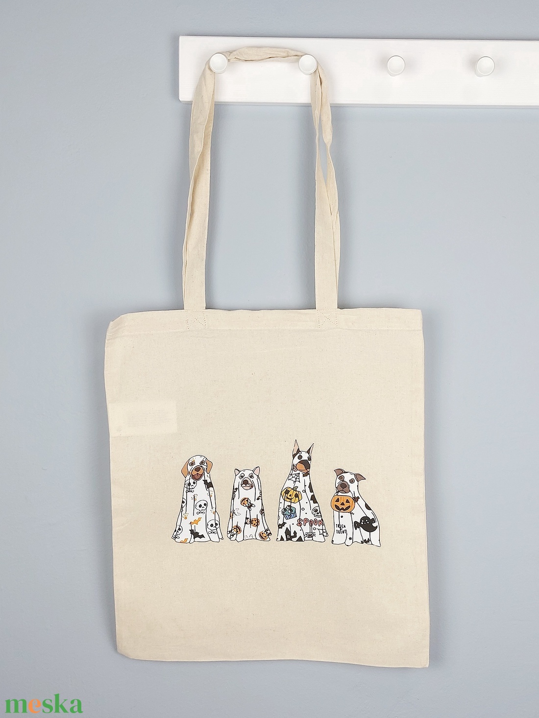 Vászontáska - szellemkutya csapat - táska & tok - bevásárlás & shopper táska - shopper, textiltáska, szatyor - Meska.hu Vászontáska - szellemkutya csapat - táska & tok - bevásárlás & shopper táska - shopper, textiltáska, szatyor - Meska.hu