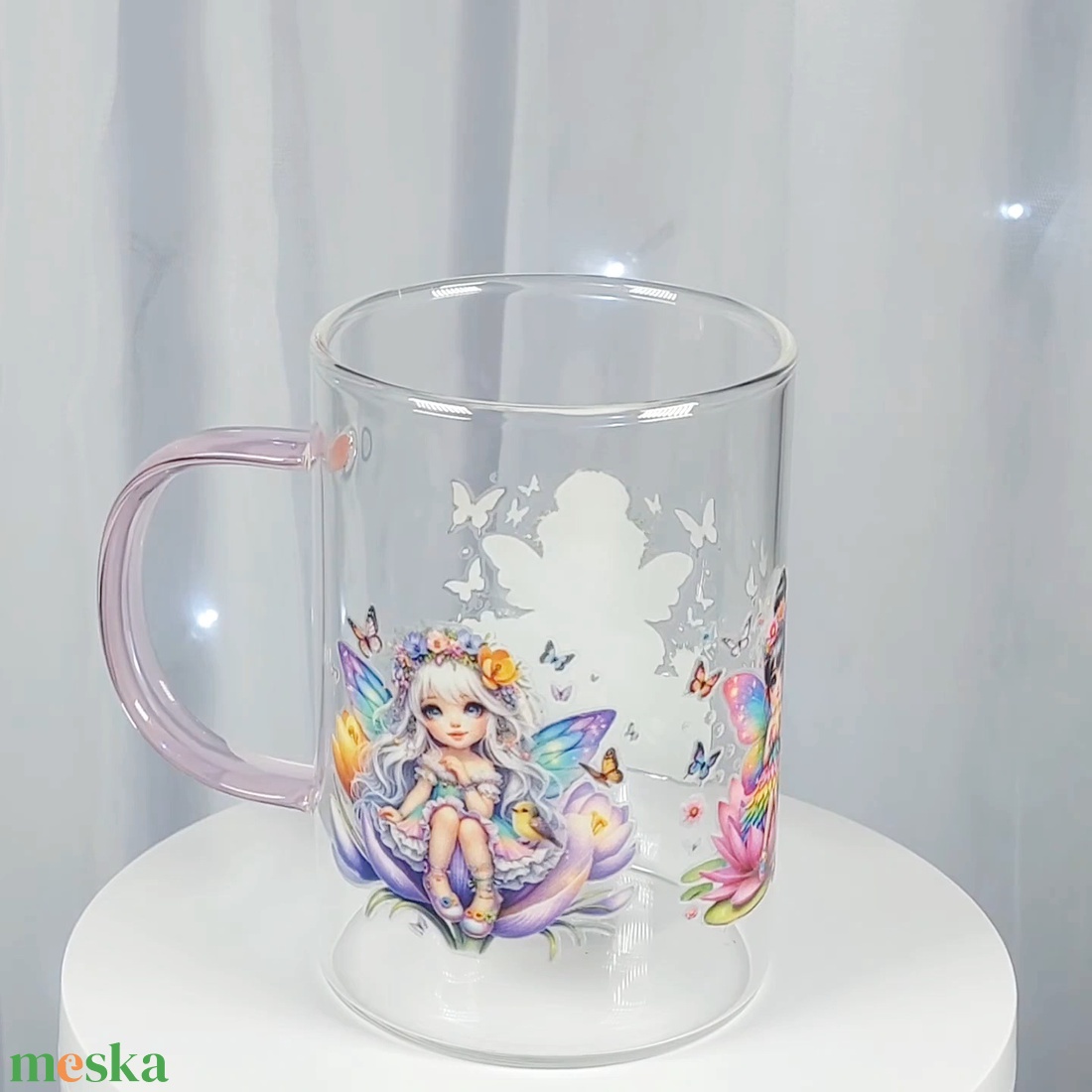 Színes fülű bögre - otthon & életmód - konyhafelszerelés, tálalás - tálalás - pohár - Meska.hu