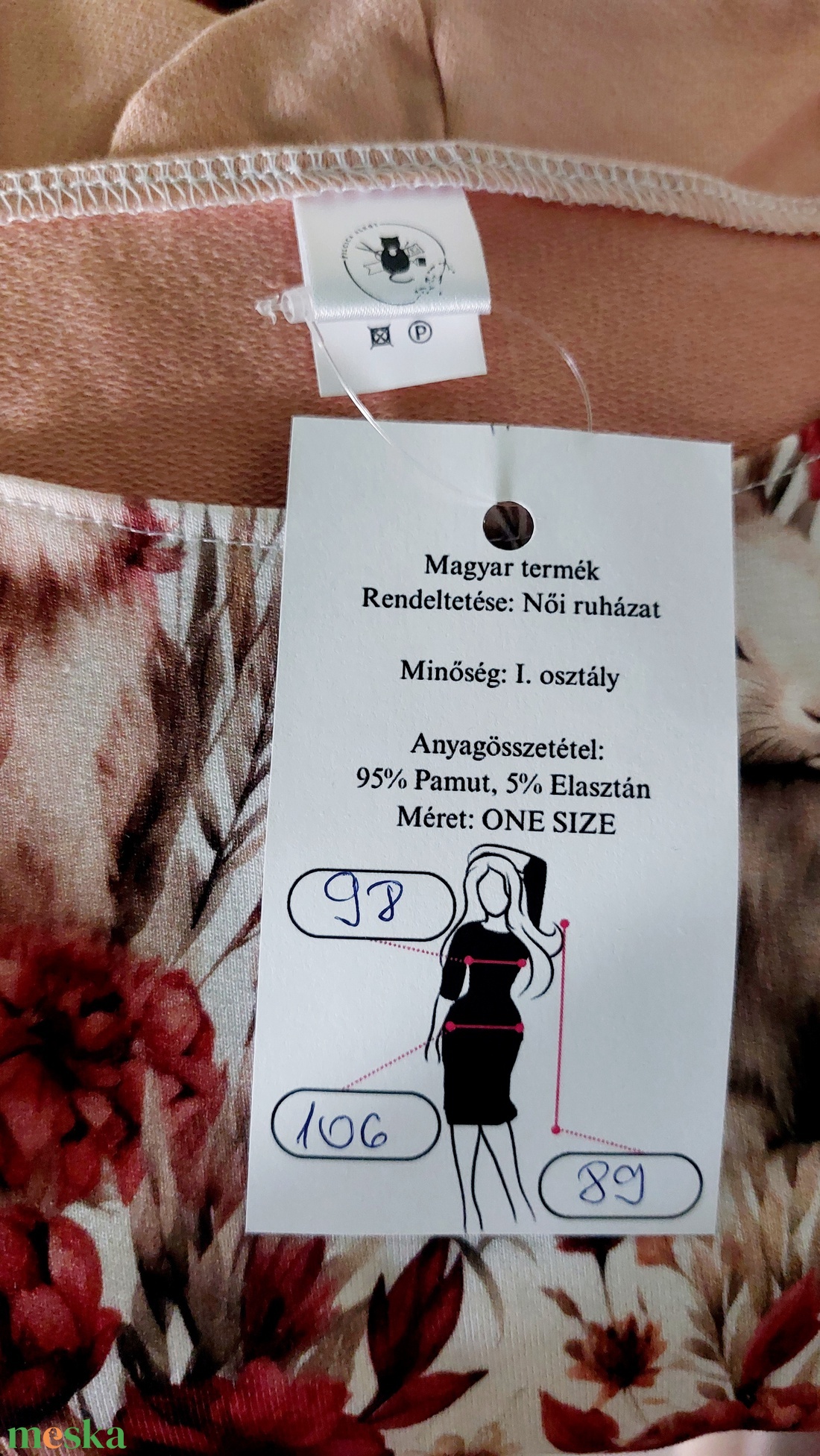 Bézs nyuszik pamut pólóruha - ruha & divat - női ruha - ruha - Meska.hu Bézs nyuszik pamut pólóruha - ruha & divat - női ruha - ruha - Meska.hu