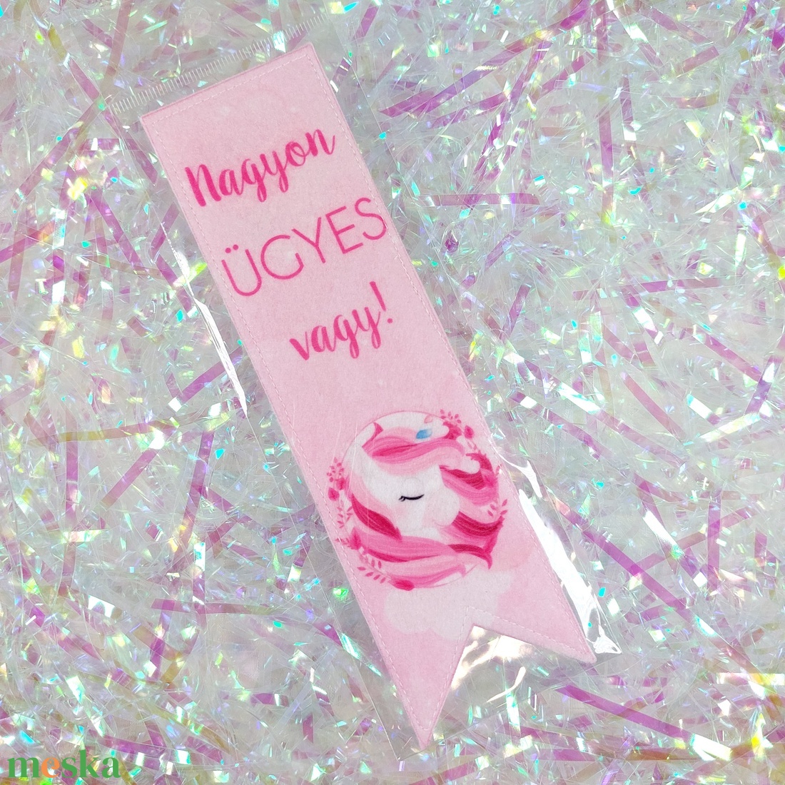 Könyvjelző - Pink pónik - könyv & zene - könyvjelző - Meska.hu