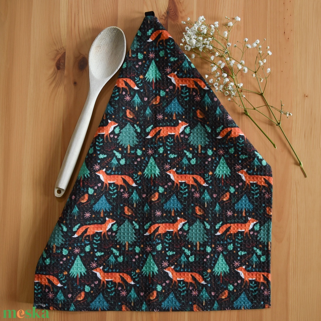 Konyharuha - Róka és Vörösbegy - otthon & életmód - konyhafelszerelés, tálalás - konyhai textil - konyharuha & törlőkendő - Meska.hu Konyharuha - Róka és Vörösbegy - otthon & életmód - konyhafelszerelés, tálalás - konyhai textil - konyharuha & törlőkendő - Meska.hu