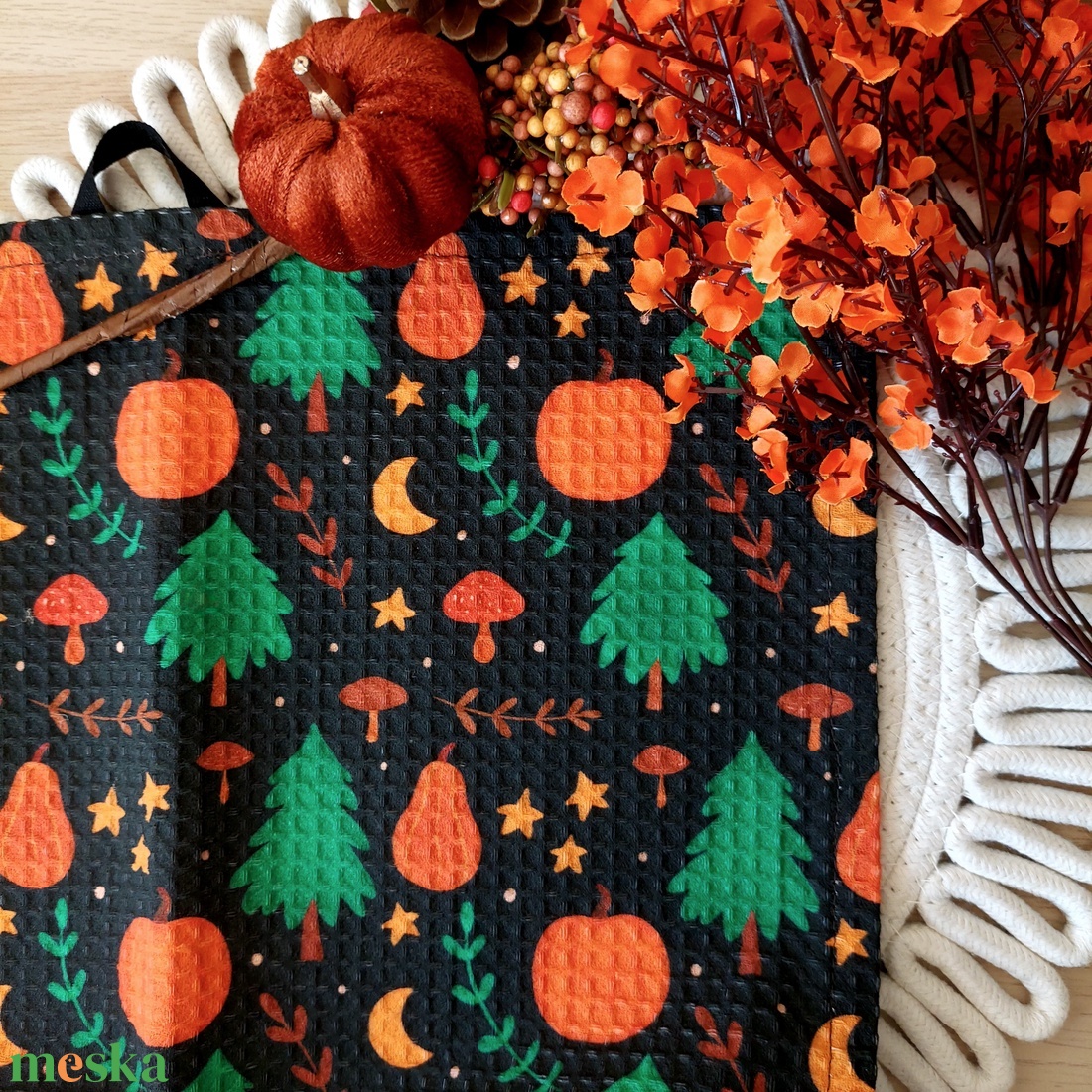 Konyharuha - Halloween Forest - otthon & életmód - konyhafelszerelés, tálalás - konyhai textil - konyharuha & törlőkendő - Meska.hu