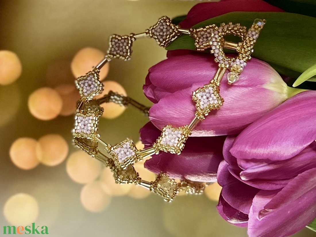 Fűzött gyöngy karkötő - ékszer - karkötő - gyöngyös karkötő - Meska.hu