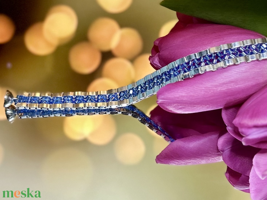 Fűzött gyöngy karkötő - ékszer - karkötő - gyöngyös karkötő - Meska.hu