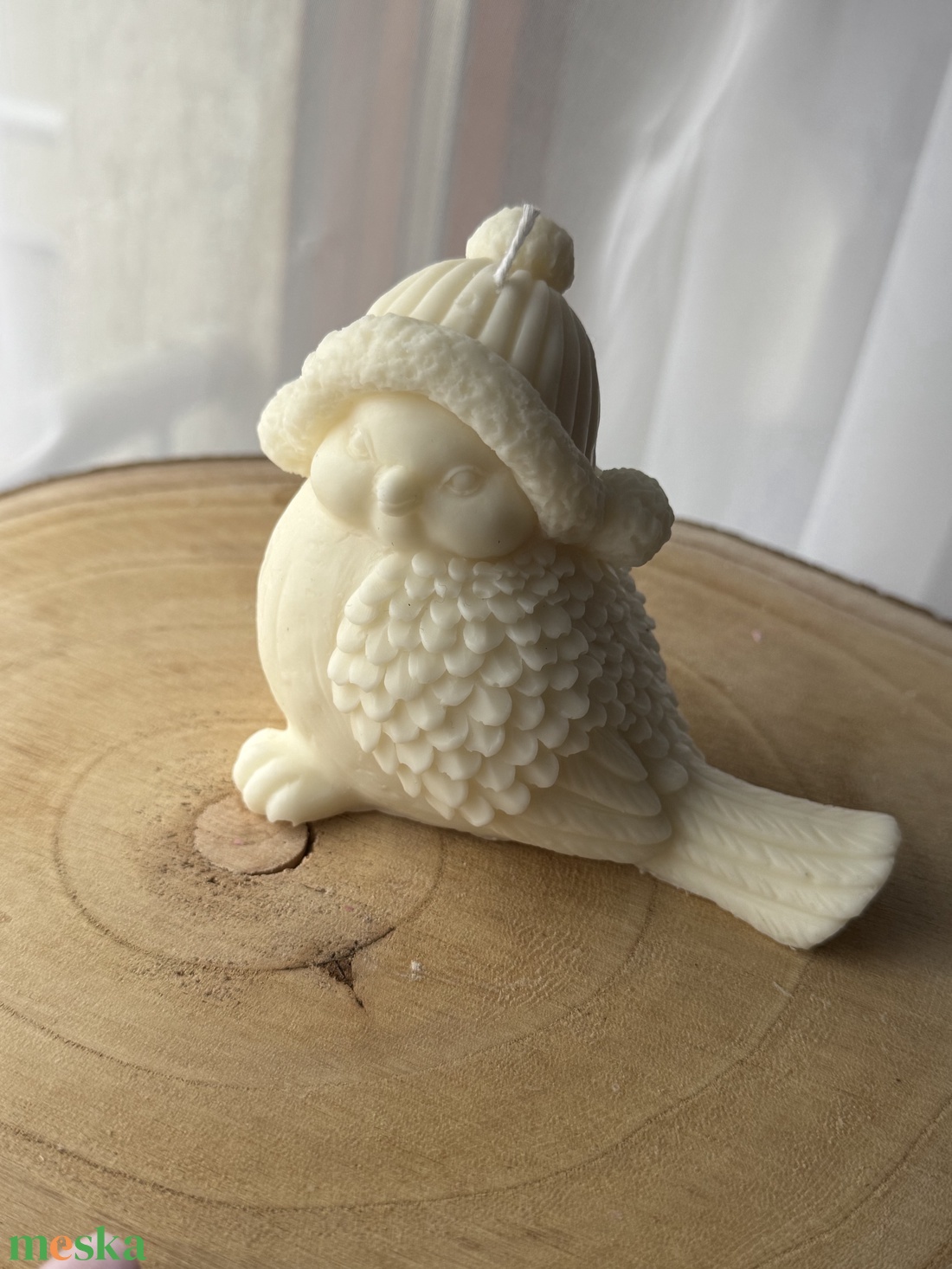 Téli madárka - otthon & életmód - gyertya, illat, aroma - gyertya - Meska.hu