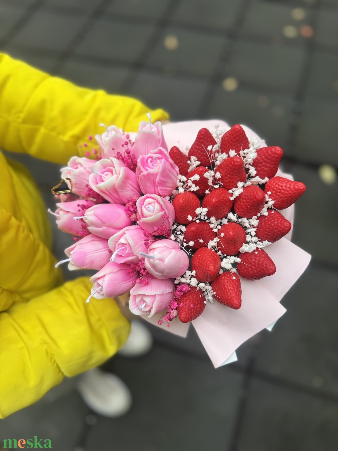 Gyertya Virágbox - otthon & életmód - gyertya, illat, aroma - gyertya - Meska.hu