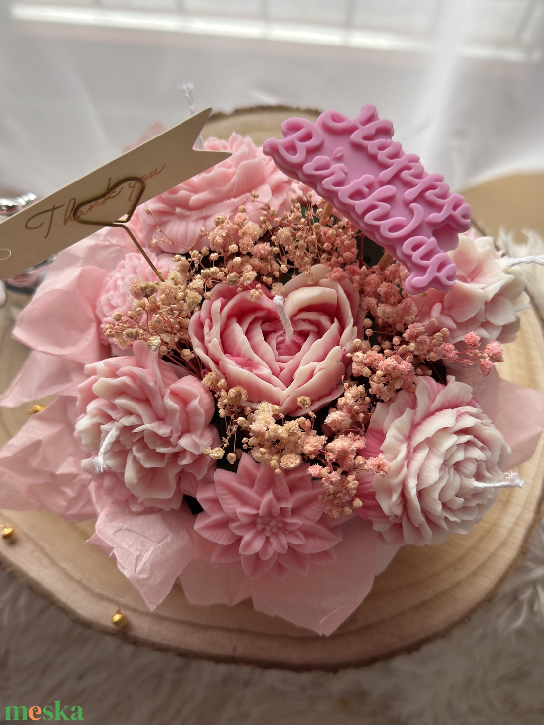 Gyertya viragbox - otthon & életmód - gyertya, illat, aroma - gyertya - Meska.hu