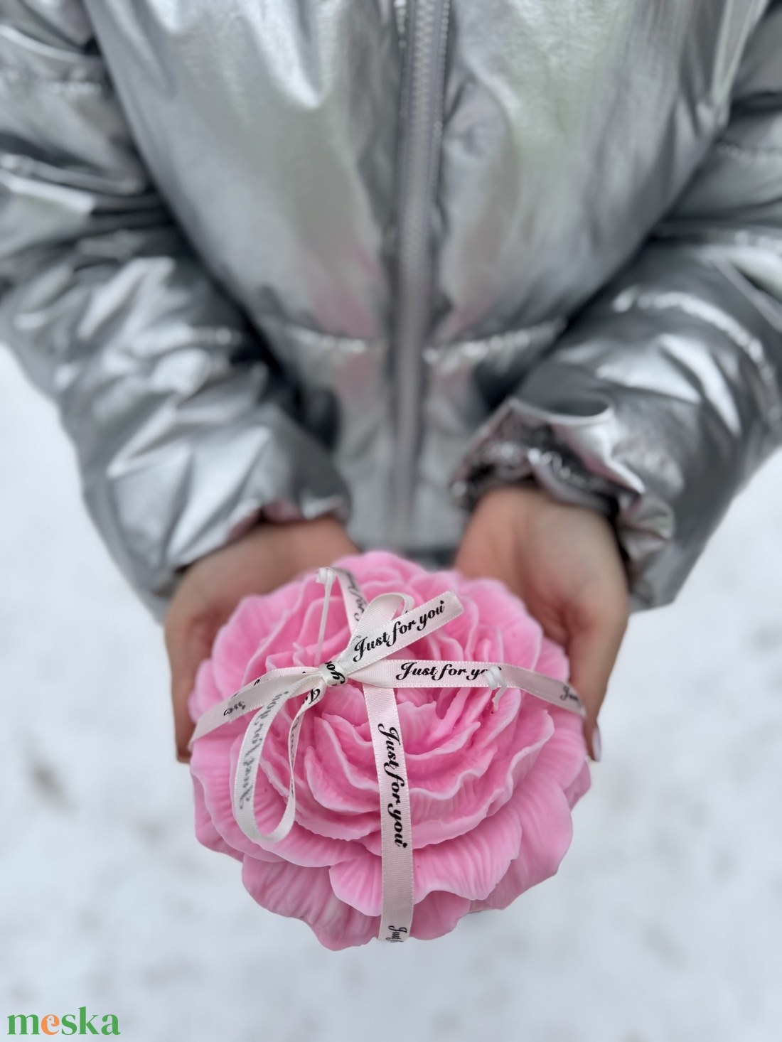  Kézműves virág formájú gyertya � 500 g  - otthon & életmód - gyertya, illat, aroma - gyertya - Meska.hu