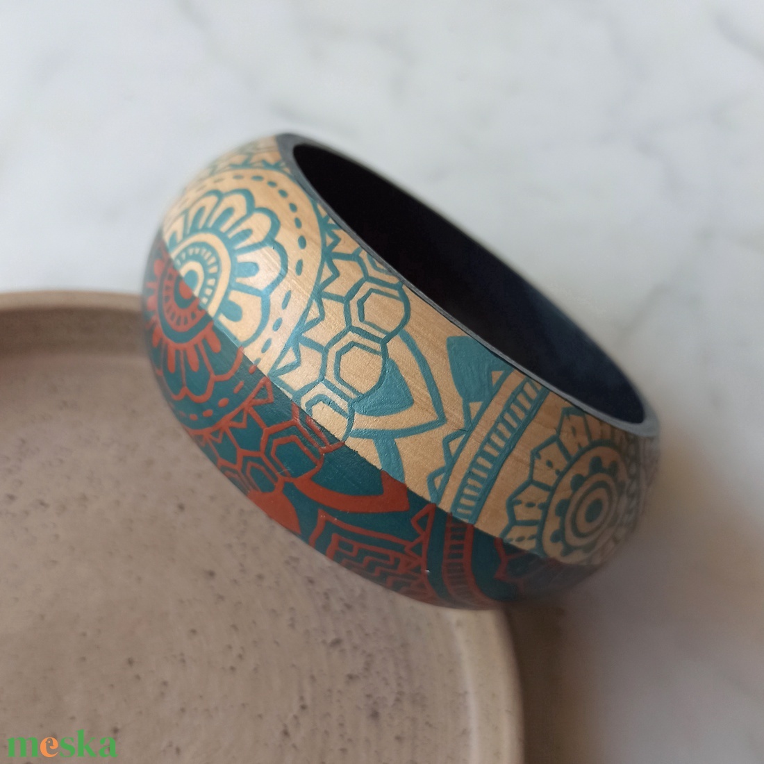 Festett fa karkötő - ékszer - karkötő - karperec - Meska.hu