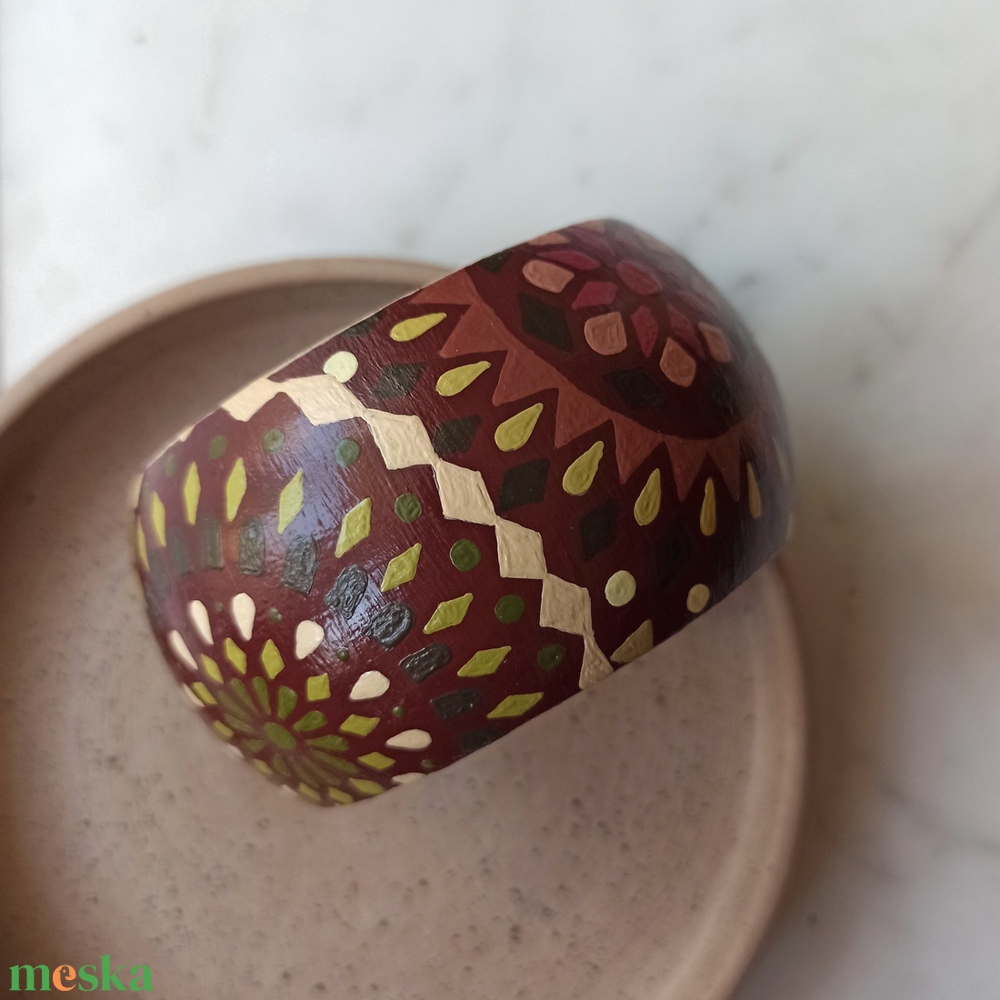 Festett fa karkötő - ékszer - karkötő - karperec - Meska.hu