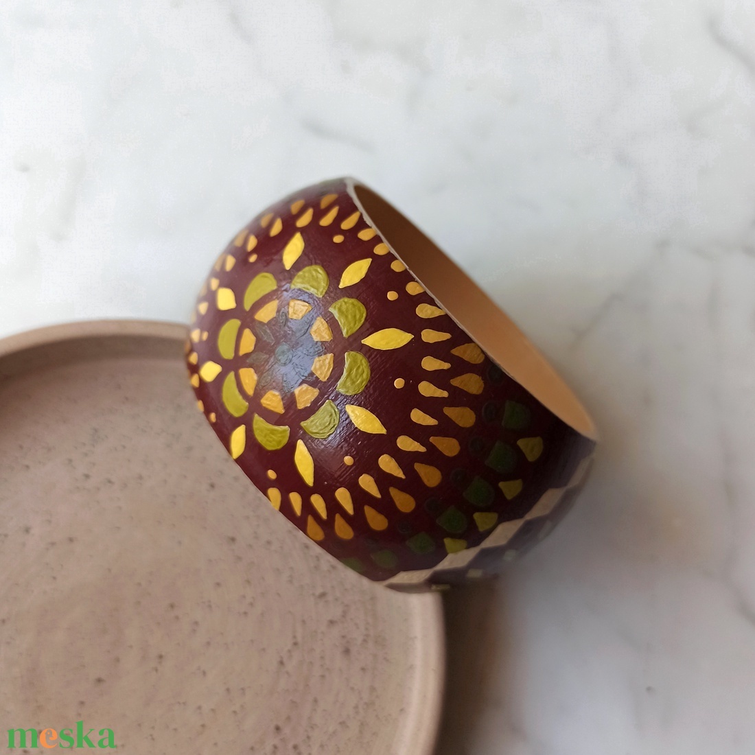 Festett fa karkötő - ékszer - karkötő - karperec - Meska.hu