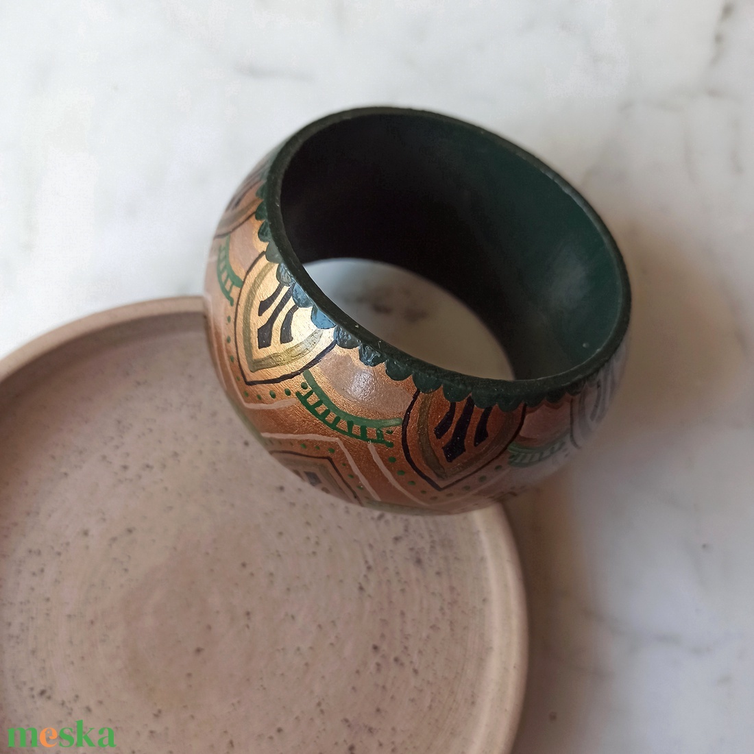 Festett fa karkötő - ékszer - karkötő - karperec - Meska.hu