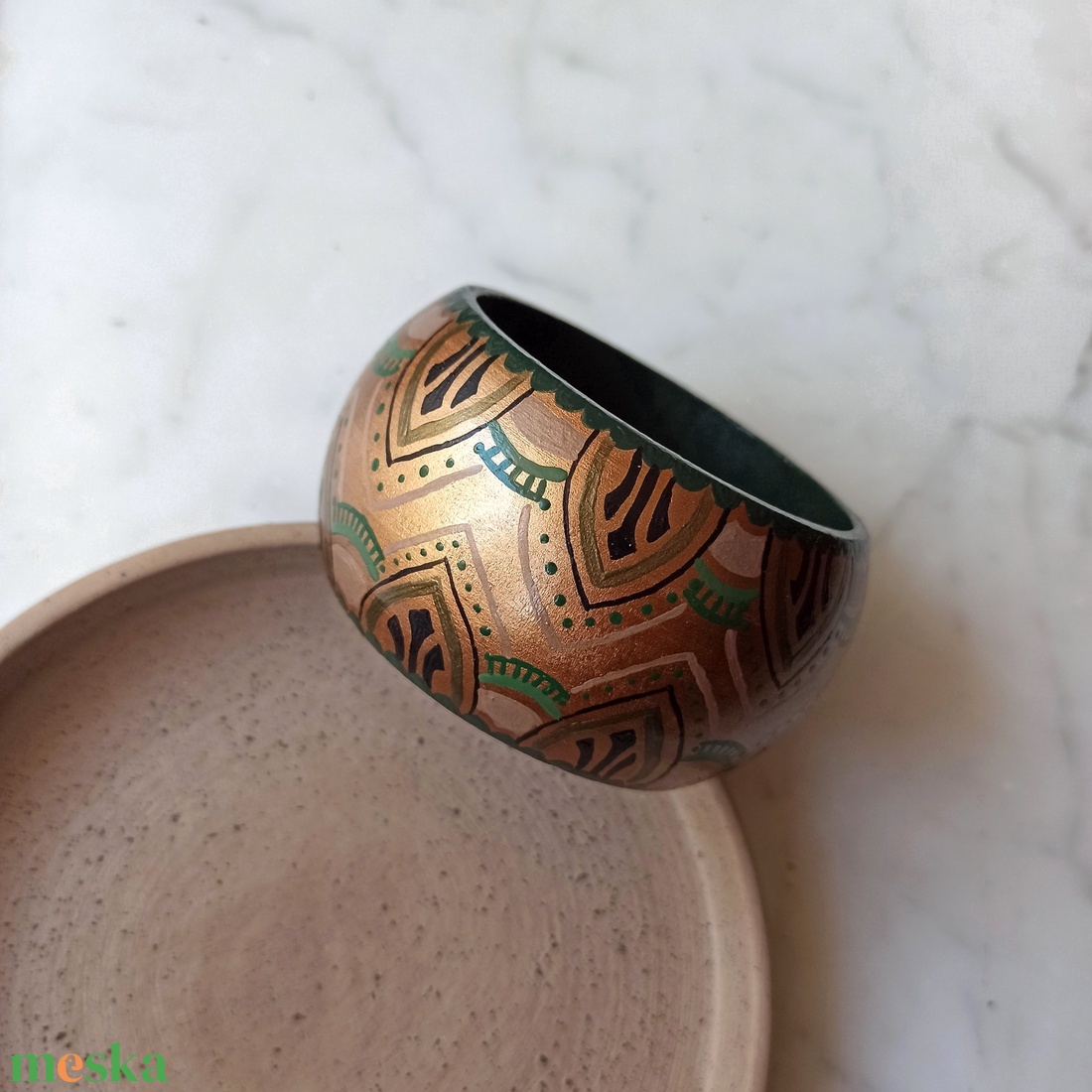 Festett fa karkötő - ékszer - karkötő - karperec - Meska.hu