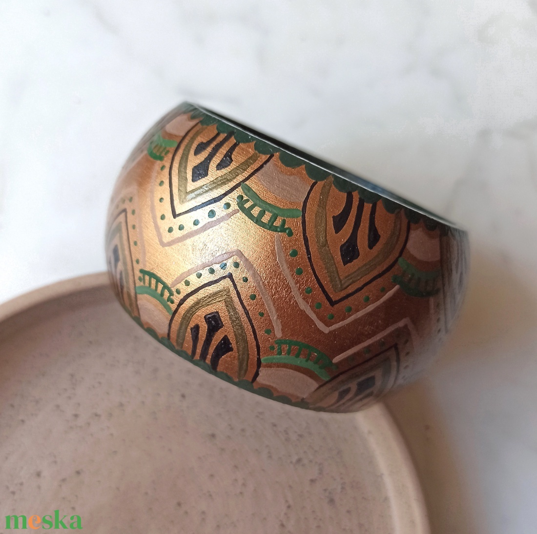 Festett fa karkötő - ékszer - karkötő - karperec - Meska.hu