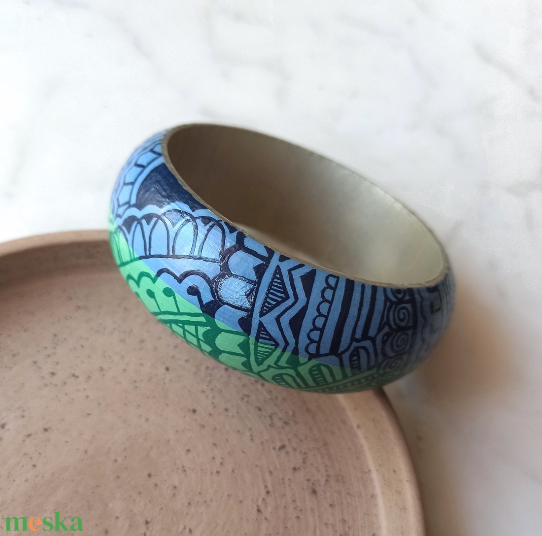 Festett fa karkötő - ékszer - karkötő - karperec - Meska.hu