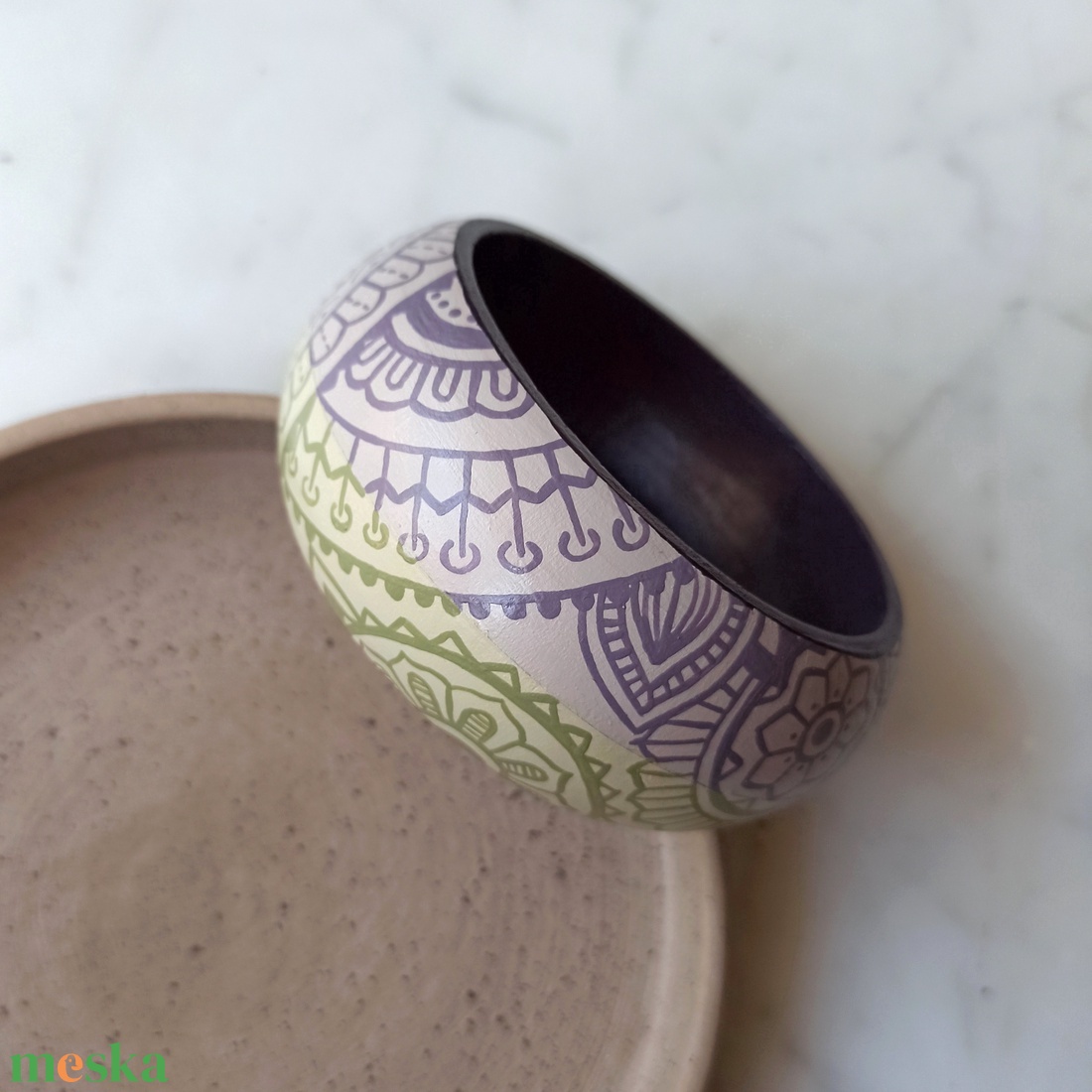 Festett fa karkötő - ékszer - karkötő - karperec - Meska.hu