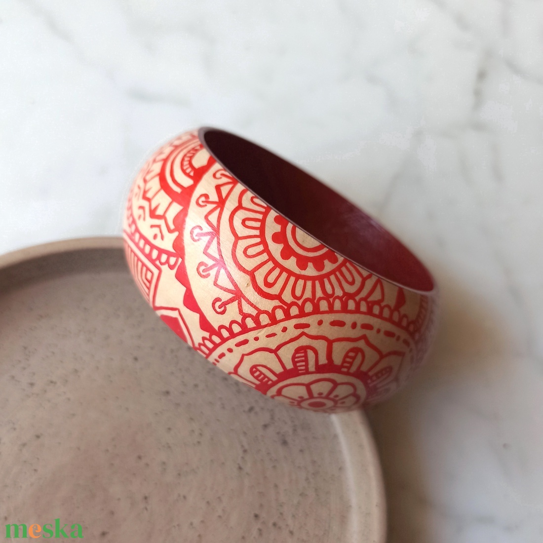 Festett fa karkötő - ékszer - karkötő - karperec - Meska.hu