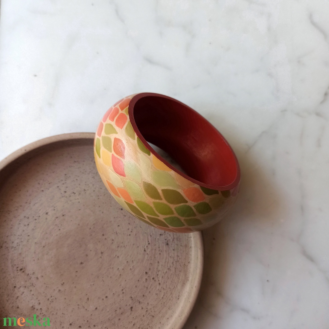 Festett fa karkötő - ékszer - karkötő - karperec - Meska.hu