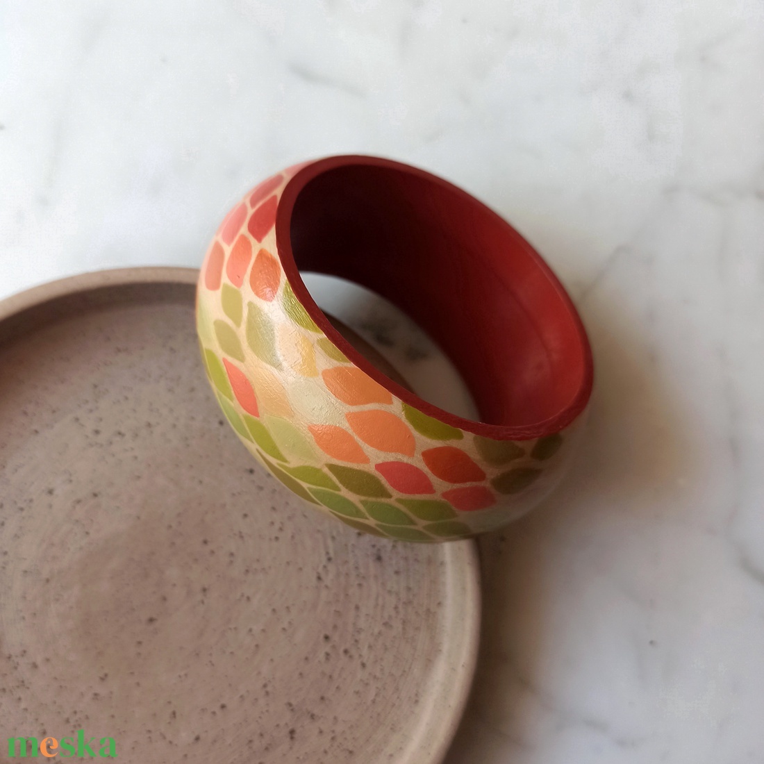 Festett fa karkötő - ékszer - karkötő - karperec - Meska.hu