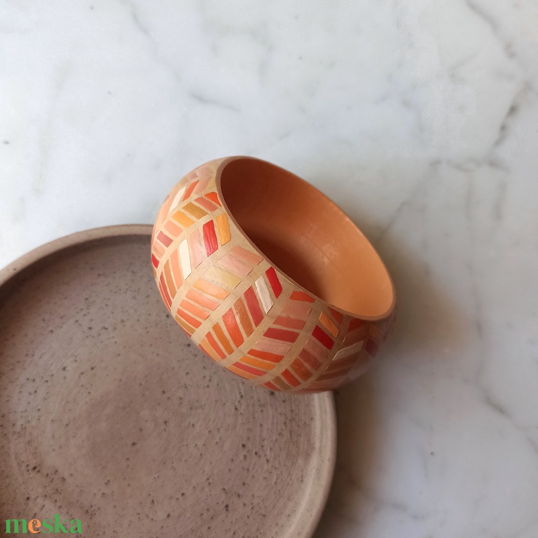 Festett fa karkötő - ékszer - karkötő - karperec - Meska.hu