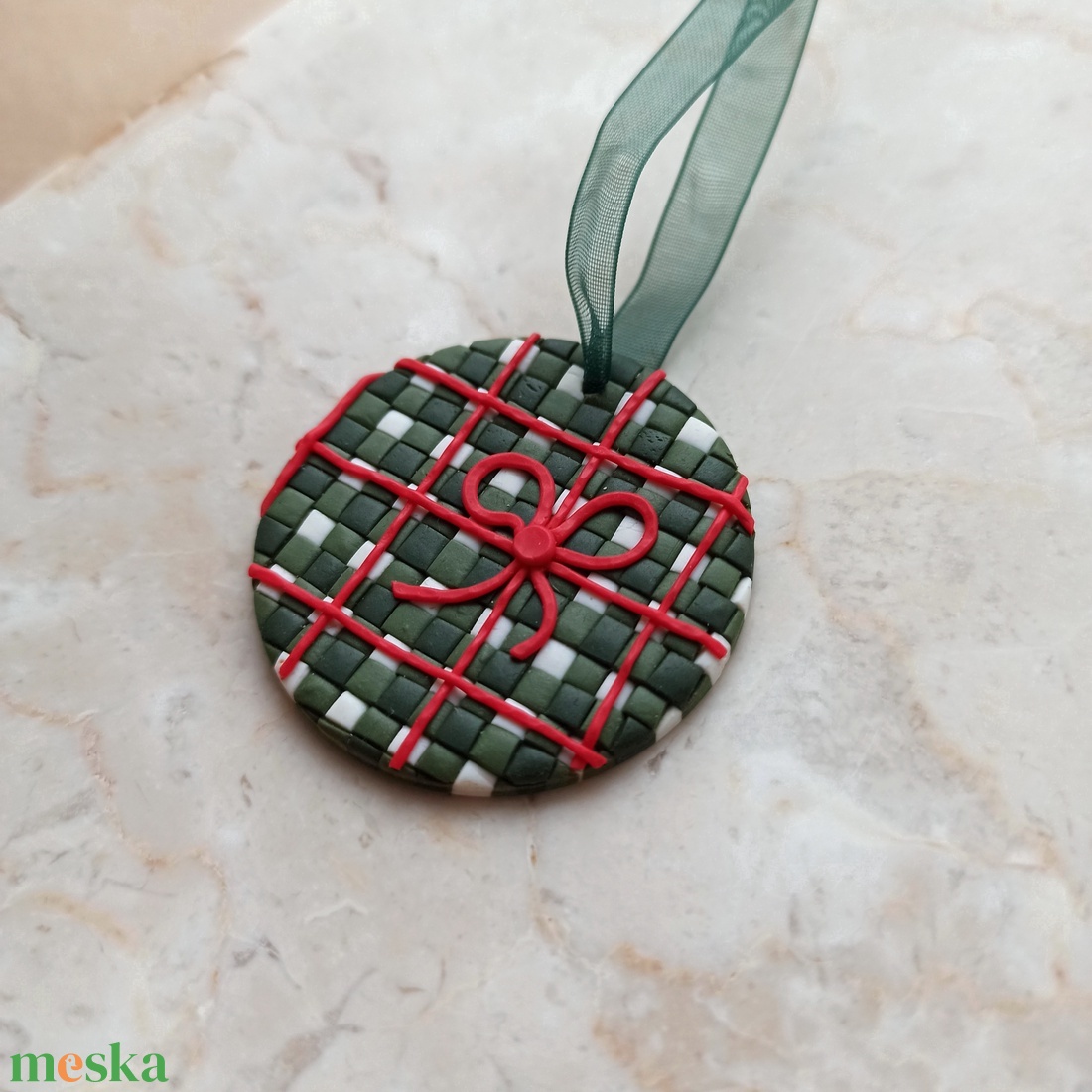 Gyurma karácsonyfadísz - ajándék - karácsony - karácsonyi lakásdekoráció - karácsonyfadíszek - Meska.hu