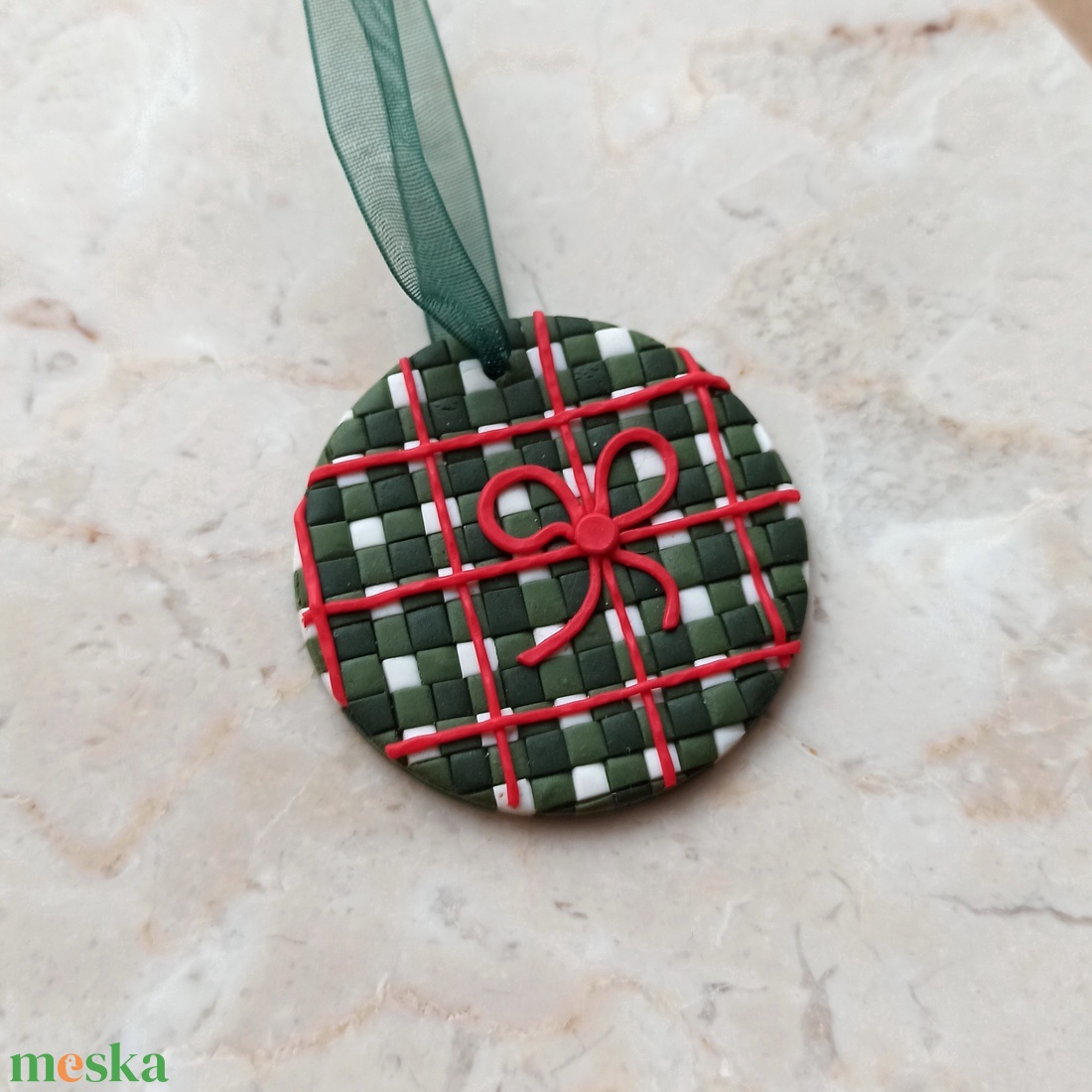 Gyurma karácsonyfadísz - ajándék - karácsony - karácsonyi lakásdekoráció - karácsonyfadíszek - Meska.hu