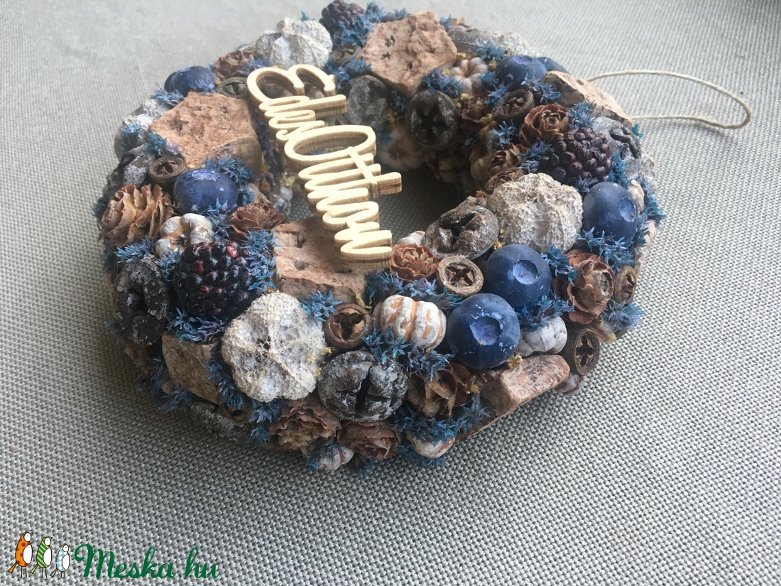 Szeder és áfonya kopogtató - otthon & életmód - dekoráció - Meska.hu