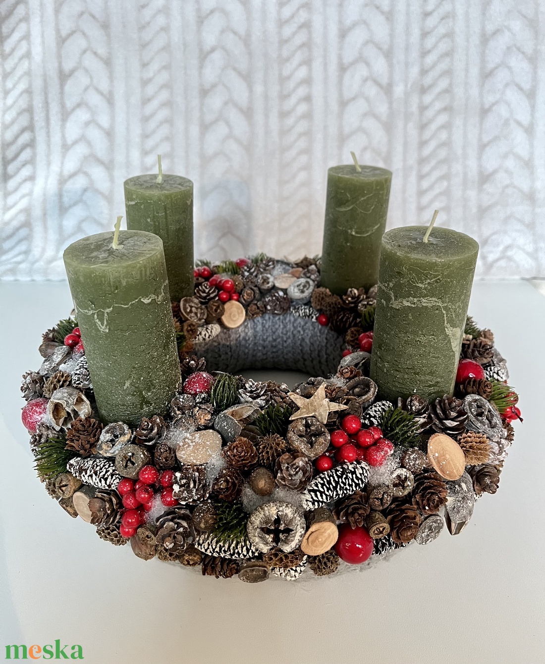 Adventi koszorú - karácsony - adventi díszek - adventi koszorú - Meska.hu Adventi koszorú - karácsony - adventi díszek - adventi koszorú - Meska.hu