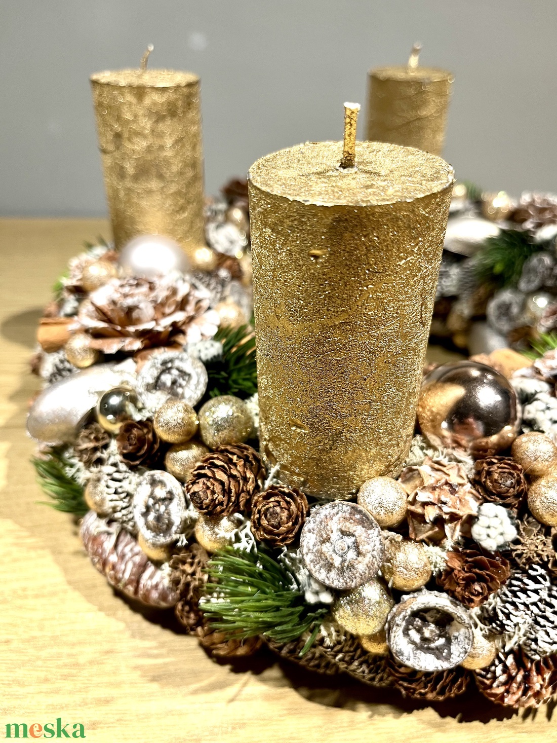 Arany csillogás - otthon & életmód - dekoráció - asztal és polc dekoráció - asztaldísz - Meska.hu