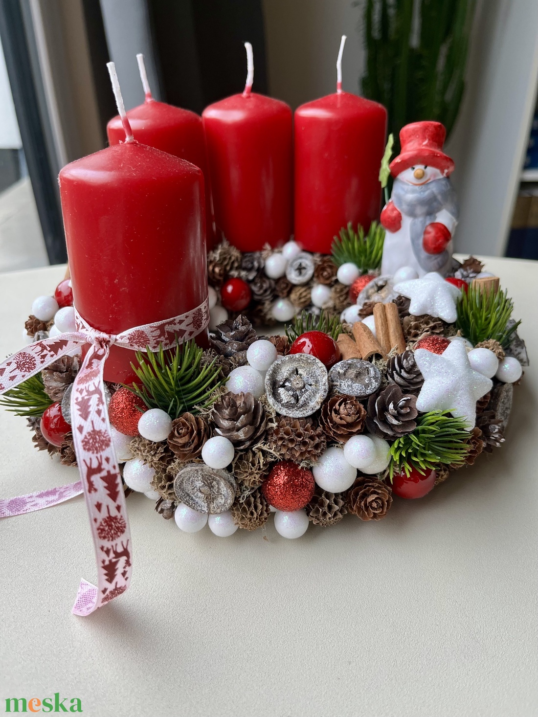 Hull a hó adventi  - otthon & életmód - dekoráció - asztal és polc dekoráció - asztaldísz - Meska.hu