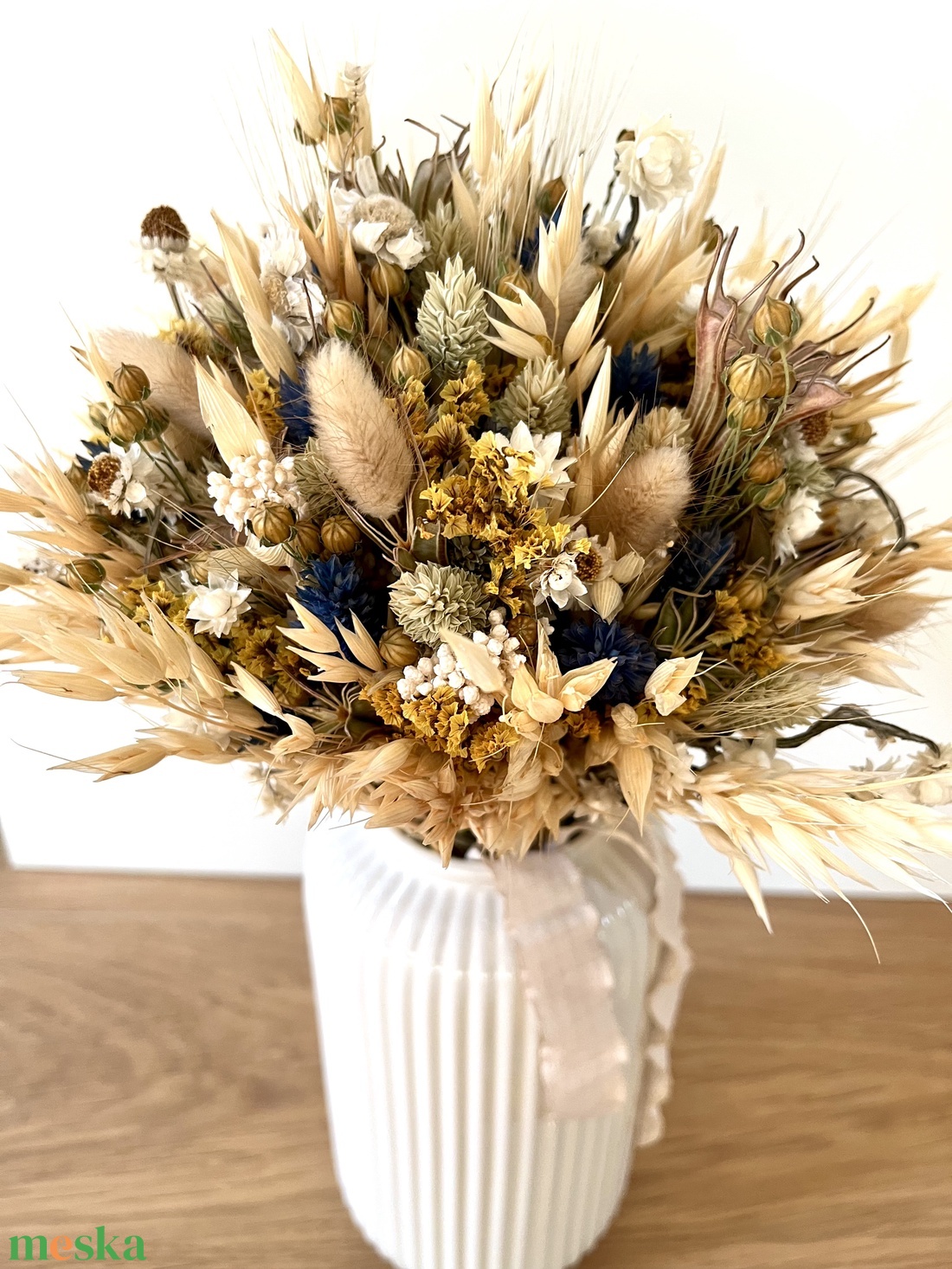 Szárazvirágcsokor - esküvő - menyasszonyi- és dobócsokor - Meska.hu