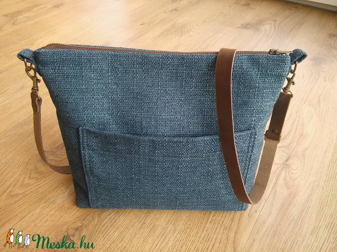 My bag acélkék táska, oldaltáska - - Meska.hu My bag acélkék táska, oldaltáska - - Meska.hu