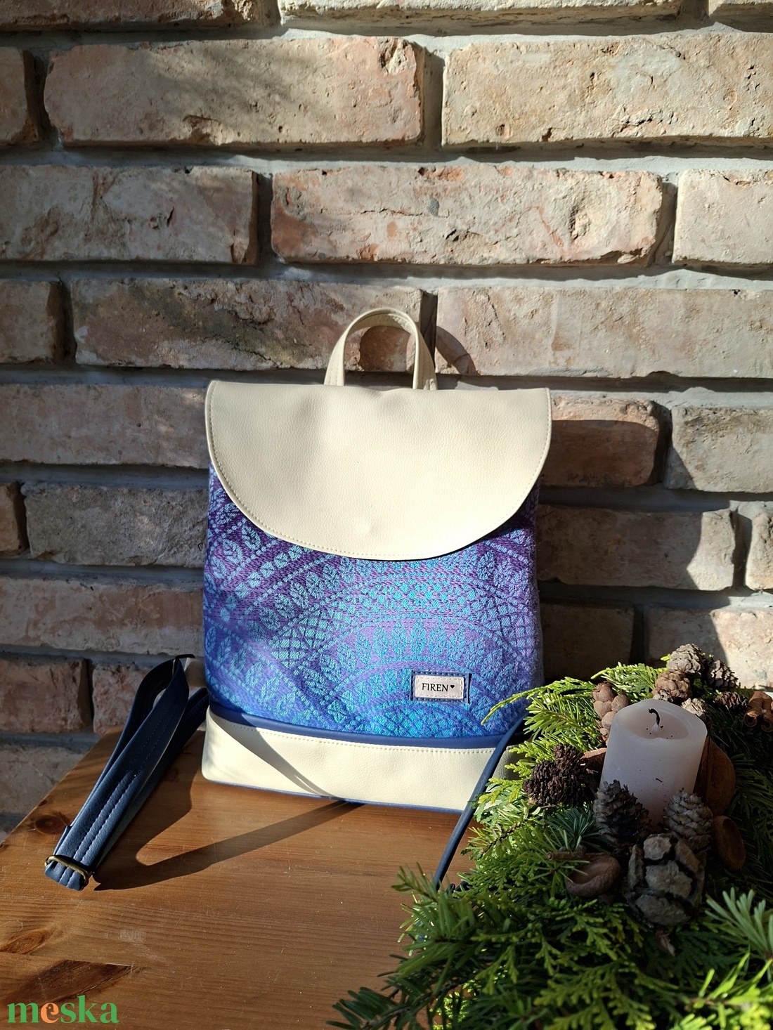 Peacock hátizsák - táska & tok - hátizsák - hátizsák - Meska.hu