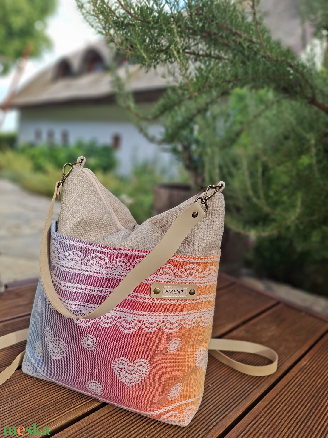 Lennylamb Lace hátizsák  - táska & tok - hátizsák - roll top hátizsák - Meska.hu